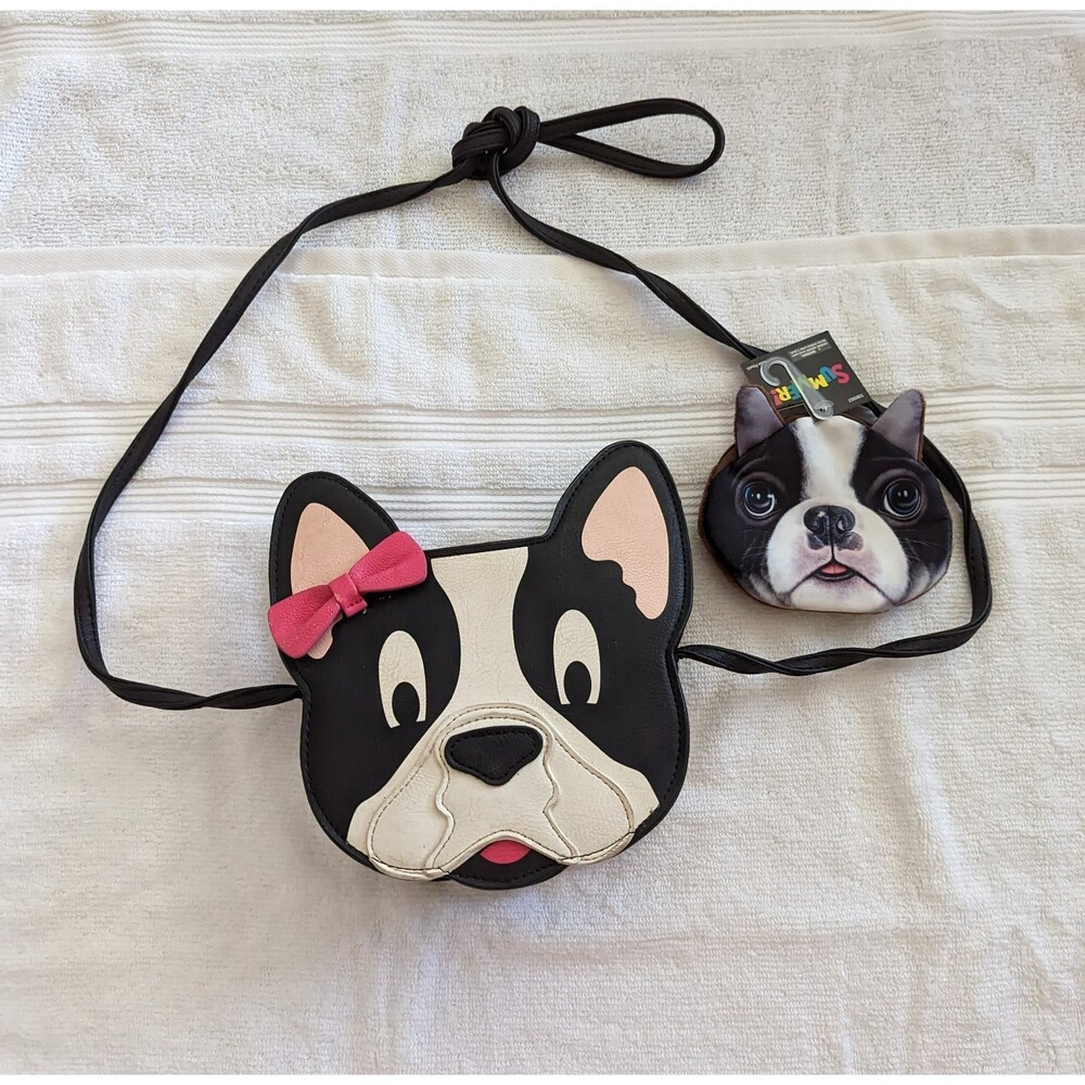 Bundle of Frenchbull dog purses - crossbody&coin purses